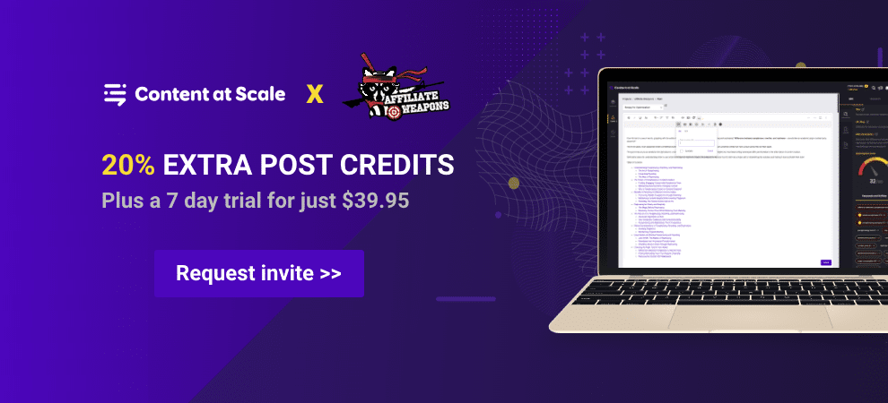 Content at Scale coupon