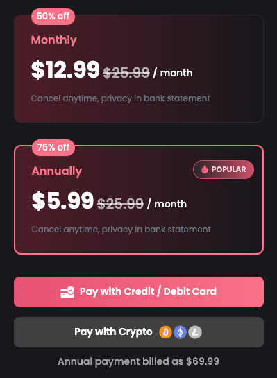 Monthly Billing
